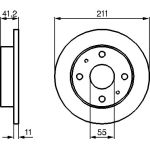 Bremsscheibe VA 0 986 479 119 Bremsscheibe VA 0 986 479 119