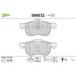 Valeo Bremsbelagsatz 598632 Valeo Bremsbelagsatz 598632