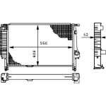 MAHLE Kühler, Motorkühlung CR 277 000P MAHLE Kühler, Motorkühlung CR 277 000P