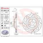 Bremsscheibe HA Xtra 09.8842.2X Bremsscheibe HA Xtra 09.8842.2X