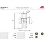 AFP0010(V) AS-PL Lichtmaschinenfreilauf AFP0010(V) AFP0010(V) AS-PL Lichtmaschinenfreilauf AFP0010(V)