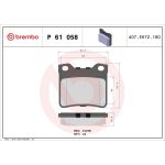 BREMBO Bremsklötze HA P 61 058 BREMBO Bremsklötze HA P 61 058