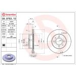 80 481 013 Bremsscheibe VA 09.9753.10 80 481 013 Bremsscheibe VA 09.9753.10