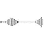 CIFAM Antriebswelle 655-421