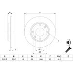 Bremsscheibe 0 986 479 B55 Bremsscheibe 0 986 479 B55