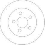 Bremsscheibe Chrysler T. Voyage DF4336