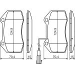 0 986 494 228 Bosch Bremsbelagsatz 0 986 494 228 0 986 494 228 Bosch Bremsbelagsatz 0 986 494 228