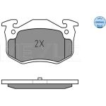 MEYLE Bremsbelagsatz Renault 19/Clio 252097311 MEYLE Bremsbelagsatz Renault 19/Clio 252097311