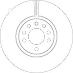 Bremsscheibe Opel P. Vectra C DF4549 Bremsscheibe Opel P. Vectra C DF4549