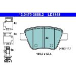 Bremsbelagsatz Skoda T. Octavia/Superb/Yeti 04- Keramik 13.0470-3858.2 Bremsbelagsatz Skoda T. Octavia/Superb/Yeti 04- Keramik 13.0470-3858.2
