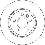 Bremsscheibe Vw T. T4 96 DF4208 Bremsscheibe Vw T. T4 96 DF4208