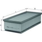 MAHLE Luftfilter LX 2022 MAHLE Luftfilter LX 2022