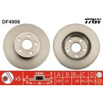 Bremsscheibe Toyota P. Prius 03-09 DF4906 Bremsscheibe Toyota P. Prius 03-09 DF4906