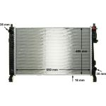 Kühler, Motorkühlung CR 661 000P Kühler, Motorkühlung CR 661 000P