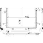 Kondensator, Klimaanlage AC 369 000P Kondensator, Klimaanlage AC 369 000P