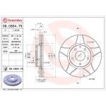 Bremsscheibe VA Brembo Max 09.C654.75 Bremsscheibe VA Brembo Max 09.C654.75