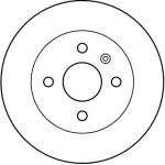 Bremsscheibe Opel T. Corsa C DF4200 Bremsscheibe Opel T. Corsa C DF4200