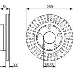 Bosch Bremsscheibe 0 986 479 A42 Bosch Bremsscheibe 0 986 479 A42