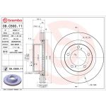 82 481 185 Bremsscheibe VA 09.C500.11