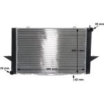 MAHLE Kühler, Motorkühlung CR 1543 000S MAHLE Kühler, Motorkühlung CR 1543 000S