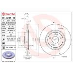 80 481 053 Bremsscheibe VA 09.C245.11 80 481 053 Bremsscheibe VA 09.C245.11
