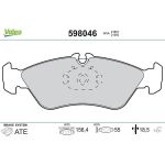 Valeo Bremsbelagsatz 598046 Valeo Bremsbelagsatz 598046