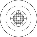 TRW Bremsscheibe DF4228BS TRW Bremsscheibe DF4228BS