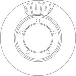 Bremsscheibe Toyota P. Landcruiser 98 DF4506 Bremsscheibe Toyota P. Landcruiser 98 DF4506