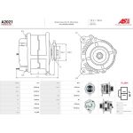 A2021 AS-PL Lichtmaschine (Generator) A2021