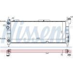 Nissens Wasserkühler PKW 632921 Nissens Wasserkühler PKW 632921