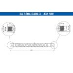 ATE Bremsschlauch 24.5204-0400.3 ATE Bremsschlauch 24.5204-0400.3