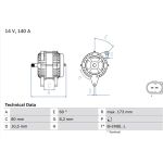 Lichtmaschine 0 986 049 950 Lichtmaschine 0 986 049 950