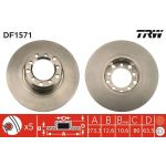TRW Bremsscheibe DF1571 TRW Bremsscheibe DF1571