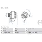Bosch Lichtmaschine 0 986 082 060 Bosch Lichtmaschine 0 986 082 060