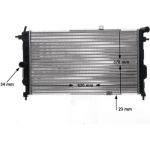 MAHLE Motorkühler / Wasserkühler CR 438 000S, Schaltgetriebe, mit Klimaanlage, Netz 618 x 375 x 28 mm – u. a. für Opel Vectra A (J89), Opel Vectra A CC (J89), Opel Calibra A (C89) – OE Nummer 03 09 6385 - l MAHLE Motorkühler / Wasserkühler CR 438 000S, Schaltgetriebe, mit Klimaanlage, Netz 618 x 375 x 28 mm – u. a. für Opel Vectra A (J89), Opel Vectra A CC (J89), Opel Calibra A (C89) – OE Nummer 03 09 6385 - l