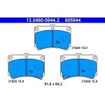 Bremsbelagsatz Kia P. Rio 1.3/1.5 16V 00-05 13.0460-5944.2 Bremsbelagsatz Kia P. Rio 1.3/1.5 16V 00-05 13.0460-5944.2