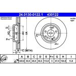 Bremsscheibe Db P. W124/R129 4.2-6.0 91-01 Pr 24.0130-0122.1 Bremsscheibe Db P. W124/R129 4.2-6.0 91-01 Pr 24.0130-0122.1