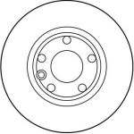 Bremsscheibe Vw P. T4 1.9D/2.0 DF2665