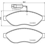 BREMBO Bremsklötze VA P 23 143 BREMBO Bremsklötze VA P 23 143