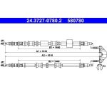 ATE Handbremsseil 24.3727-0780.2 ATE Handbremsseil 24.3727-0780.2