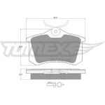 TX 10-78 TOMEX brakes Bremsbelagsatz, Scheibenbremse TX 10-78 TX 10-78 TOMEX brakes Bremsbelagsatz, Scheibenbremse TX 10-78