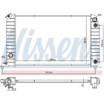 Nissens Motorkühler 69454 Nissens Motorkühler 69454