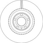 Bremsscheibe Audi S. A4 03-08 DF4757S Bremsscheibe Audi S. A4 03-08 DF4757S