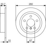 Bremsscheibe 0 986 479 C96 Bremsscheibe 0 986 479 C96