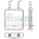 Nissens Heizungskühler PKW 77613 Nissens Heizungskühler PKW 77613