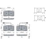 Bosch Bremsbelagsatz 0 986 424 390 Bosch Bremsbelagsatz 0 986 424 390