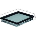 MAHLE Luftfilter LX 1298 MAHLE Luftfilter LX 1298