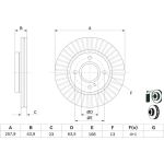 Bremsscheibe VA 0 986 479 566 Bremsscheibe VA 0 986 479 566