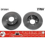 Bremsscheibe Nissan P. Primera DF2591 Bremsscheibe Nissan P. Primera DF2591