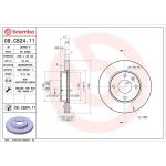 Bremsscheibe VA 09.C824.11 Bremsscheibe VA 09.C824.11